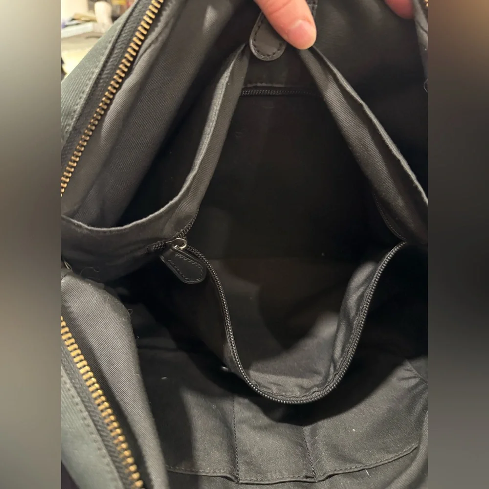 Coach Forest Green and Black Hamilton Briefcase Bag